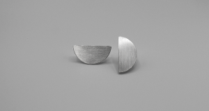 Ohrringe Halbmond aus 925er Sterlingsilber