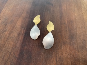 Ohrhänger aus 925er Sterlingsilber, goldplattiert