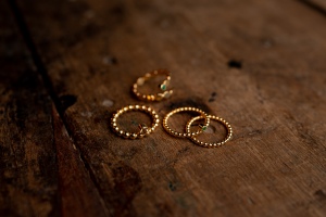 Ring aus 925er Sterlingsilber vergoldet mit oder ohne Stein